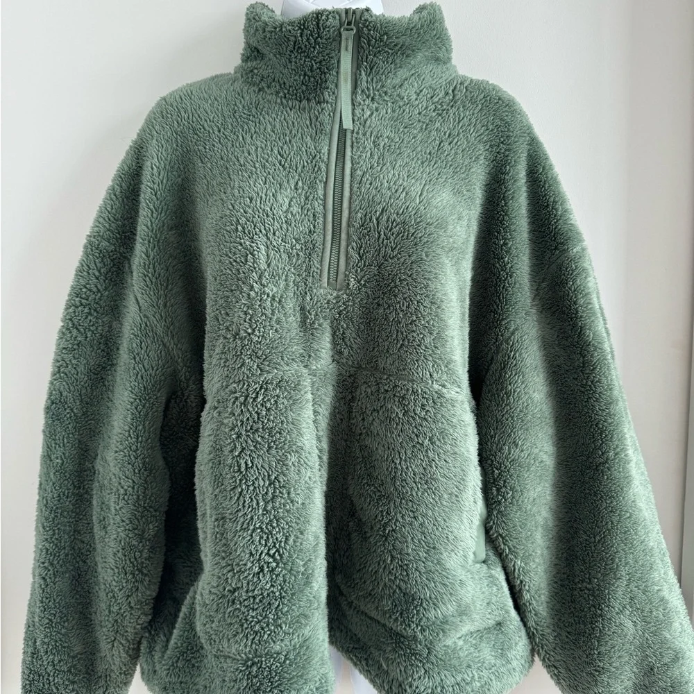 All In Motion Green Fleece Jacket - Picture 4 of 5